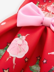 Chrismas Red Cath Kidston Scuba Bow Dress (3mths-7yrs) - Image 8 of 11