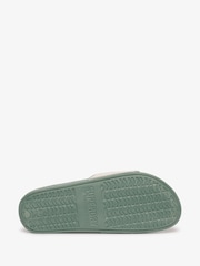 Superdry Green Towelling Pool Sliders - Image 5 of 6