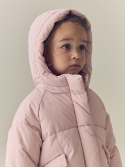 Light Pink Shower Resistant Padded Coat (6mths-7yrs) - Image 5 of 10