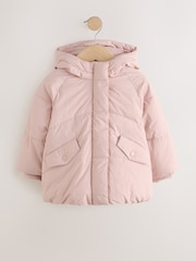 Light Pink Shower Resistant Padded Coat (6mths-7yrs) - Image 6 of 10