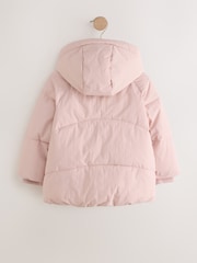 Light Pink Shower Resistant Padded Coat (6mths-7yrs) - Image 8 of 10