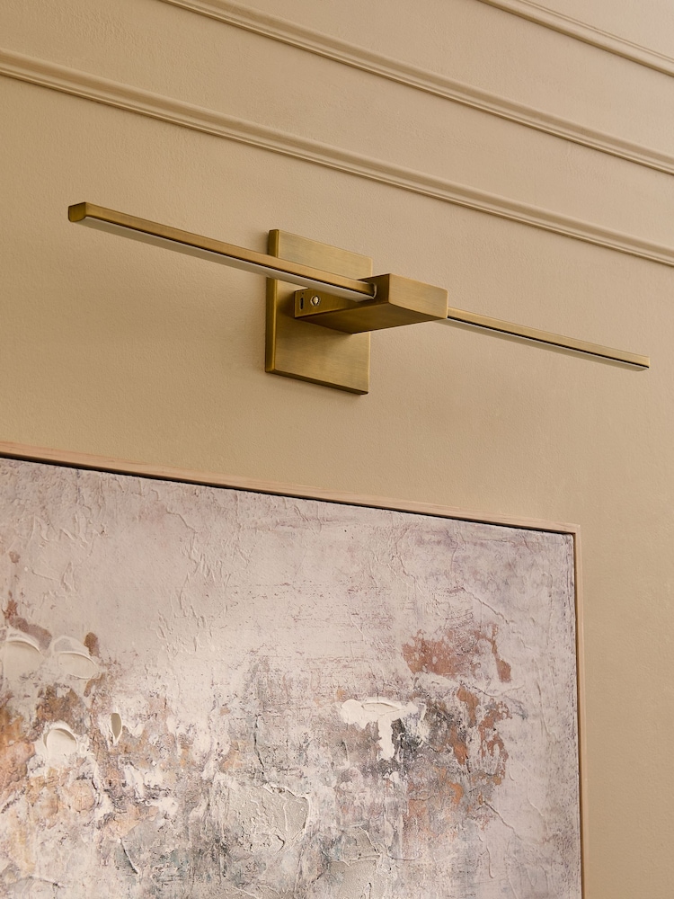 Brass Virginia Rechargeable Large Picture Light - Image 2 of 6 Brass Virginia Rechargeable Large Picture Light - Image 2 of 6