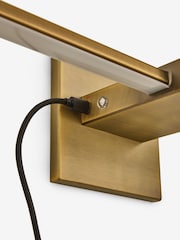 Brass Virginia Rechargeable Large Picture Light - Image 4 of 6