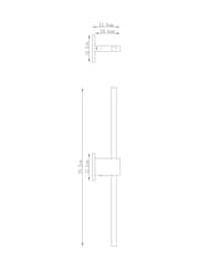 Brass Virginia Rechargeable Large Picture Light - Image 5 of 6