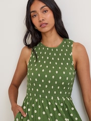 Nobodys Child Green Sleeveless Charlie Midaxi Dress - Image 4 of 5
