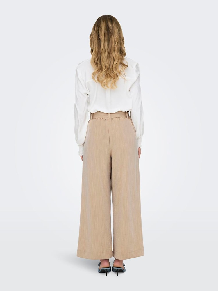 ONLY Paperbag Trousers With Belt - Bild 2 von 5