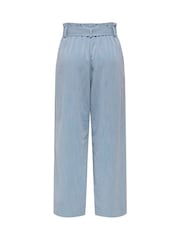 ONLY Blue Paperbag Trousers With Belt - Image 6 of 6