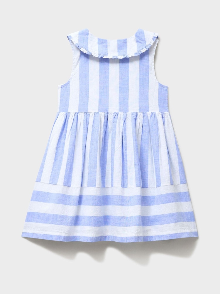 Crew Clothing Purple Sleeveless Peter Pan Collar Dress - Image 2 of 3