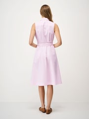 وردي - Crew Clothing Dara Sleeveless Shirt Dress - Image 2 of 5