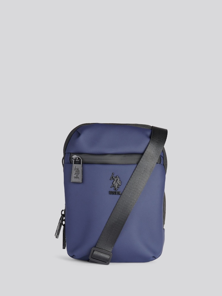 U.S. Polo Assn. Blue Small Arrowhead Cross-Body Bag - Image 1 of 10 U.S. Polo Assn. Blue Small Arrowhead Cross-Body Bag - Image 1 of 10
