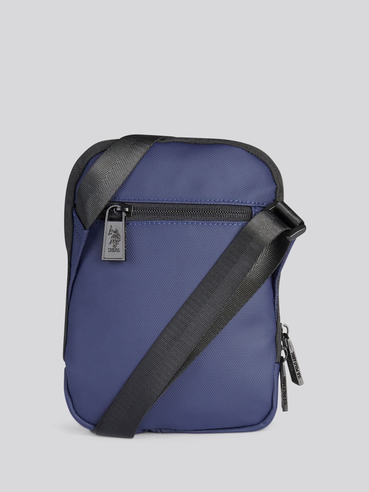 U.S. Polo Assn. Blue Small Arrowhead Cross-Body Bag - Image 2 of 10 U.S. Polo Assn. Blue Small Arrowhead Cross-Body Bag - Image 2 of 10