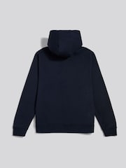 U.S. Polo Assn Blue Drop Shoulder Arch Script Hoodie - Image 6 of 7