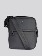 U.S. Polo Assn. Black Arrowhead Cross-Body Bag - Image 1 of 6