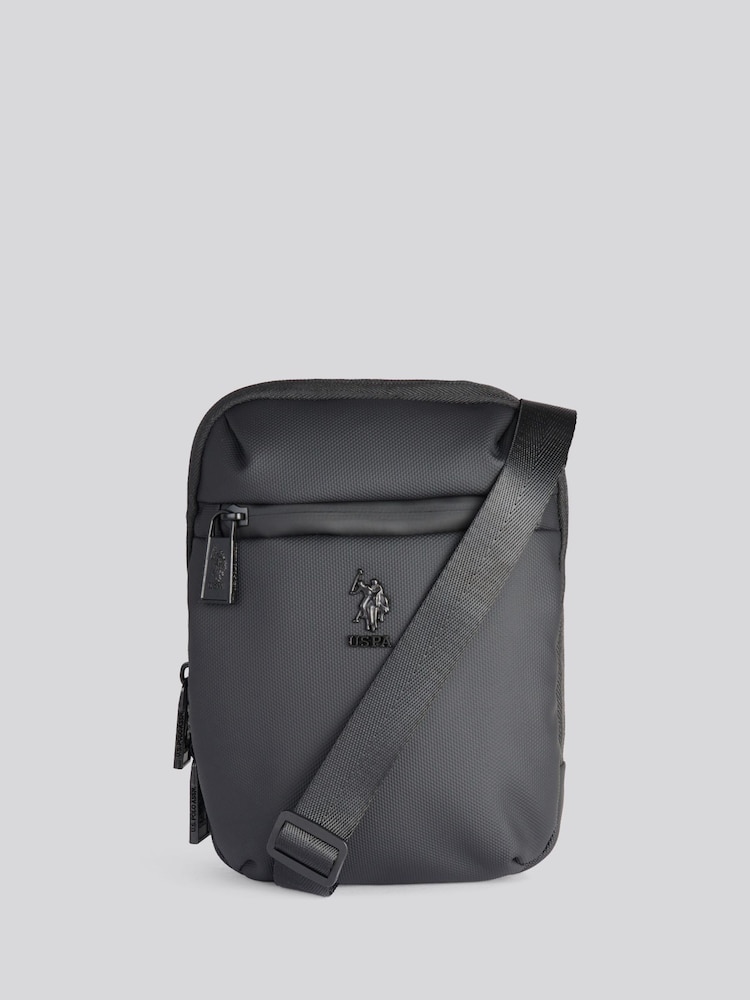 U.S. Polo Assn. Black Small Arrowhead Cross-Body Bag - Image 1 of 8