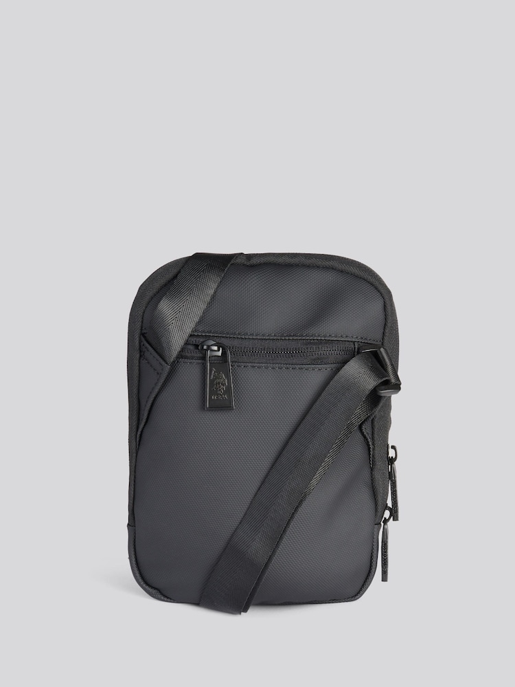 U.S. Polo Assn. Black Small Arrowhead Cross-Body Bag - Image 2 of 8