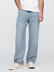 Gap Medium Wash SuperSoft Relaxed Jeans - Image 1 of 6
