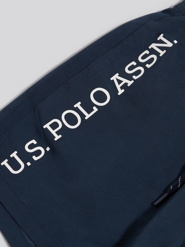 U.S. Polo Assn Blue Brand Swim Shorts - Image 4 of 4 U.S. Polo Assn Blue Brand Swim Shorts - Image 4 of 4