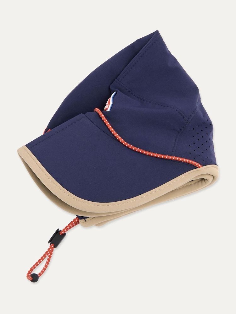 Sealskinz Blue Shropham Lightweight Foldable Trail Cap - Image 5 of 5 Sealskinz Blue Shropham Lightweight Foldable Trail Cap - Image 5 of 5