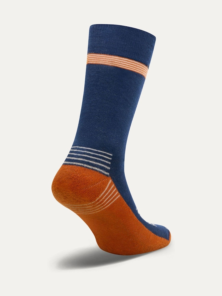 Sealskinz Blue Tibenham Lightweight Mid Length Hiking Socks - Image 2 of 2