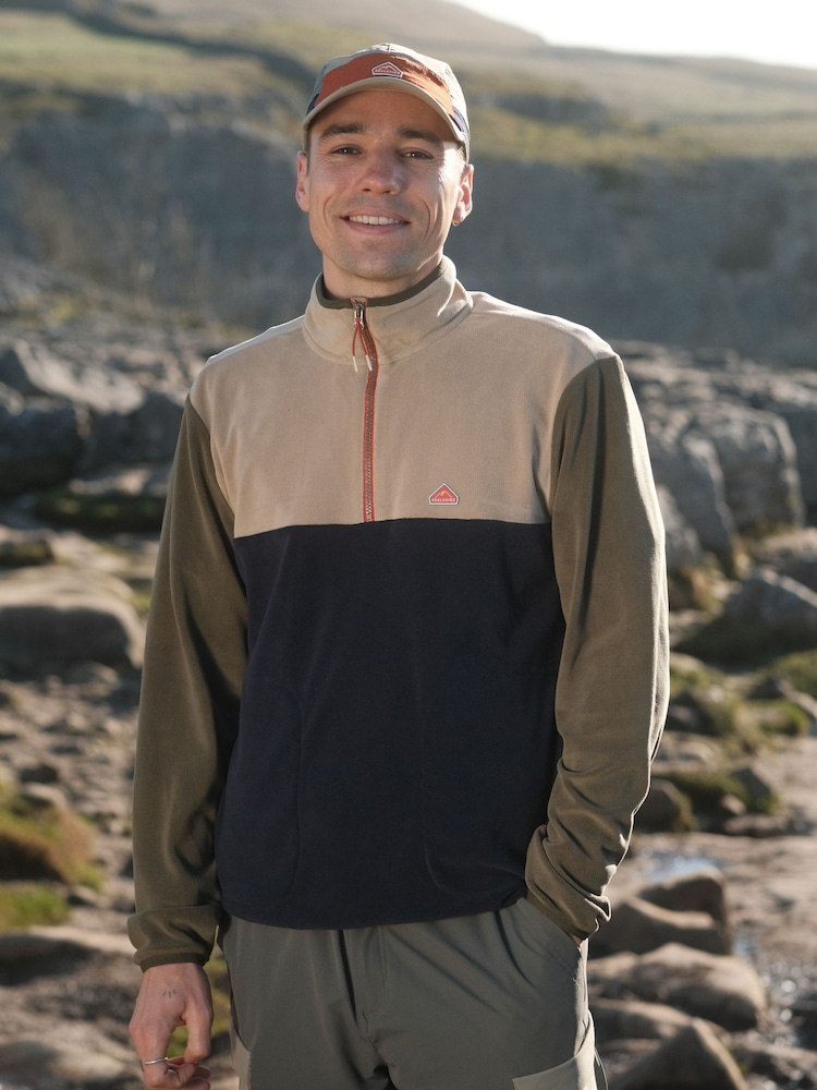 Sealskinz Cream Toney Quarter Zip Fleece - Image 1 of 6
