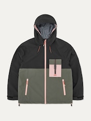 Sealskinz Black/Green Ashwellthorpe Waterproof Packable Jacket - Image 2 of 5