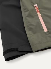 Sealskinz Black/Green Ashwellthorpe Waterproof Packable Jacket - Image 4 of 5