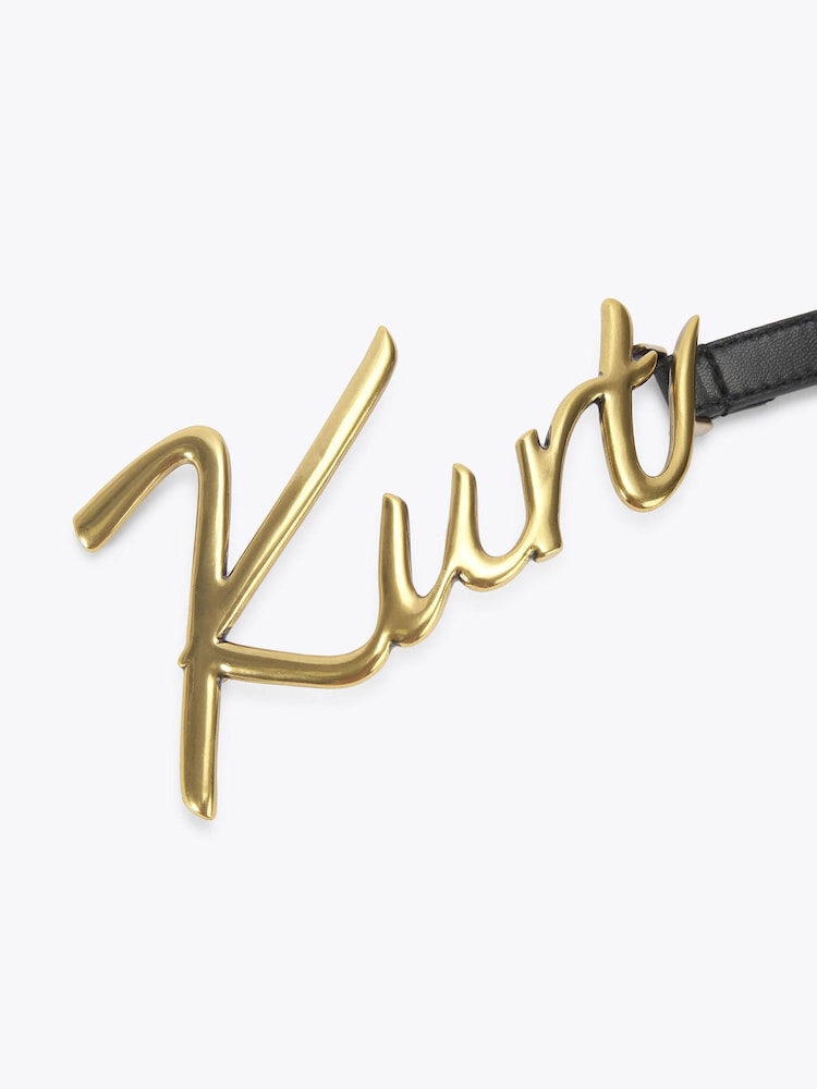 Kurt Geiger London Black Kurt 15 Belt - Image 2 of 4 Kurt Geiger London Black Kurt 15 Belt - Image 2 of 4