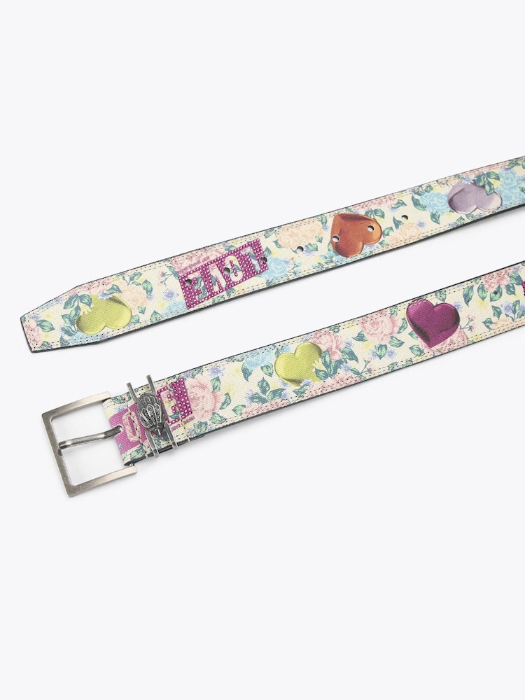 Kurt Geiger London Pink Shoreditch 40 Belt - Image 2 of 4