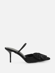 Simmi London Black Susan Bow Detail Court Sandals - Image 2 of 4