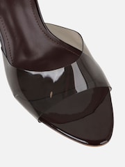 Simmi London Brown Belize Wedge Mules - Image 4 of 4