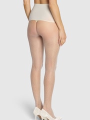 Heist White Polka Dot The Thirty Five Contour Tights - Image 2 of 4