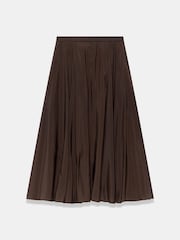 Mint Velvet Brown Full Midi Skirt - Image 5 of 5