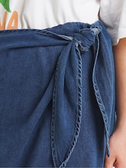 Simply Be Denim Wrap Skirt - Imagen 4 de 4