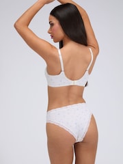Boux Avenue White Daphne Print Briefs - Image 2 of 5