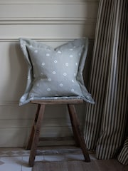 Ellenvale Interiors Sage Daisy Stripe Cushion Cover 45 X 45cm - Image 2 of 6