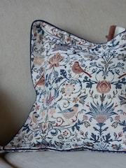 Ellenvale Interiors Navy Orla Floral Print Cushion Cover 45 X 45cm - Image 2 of 3