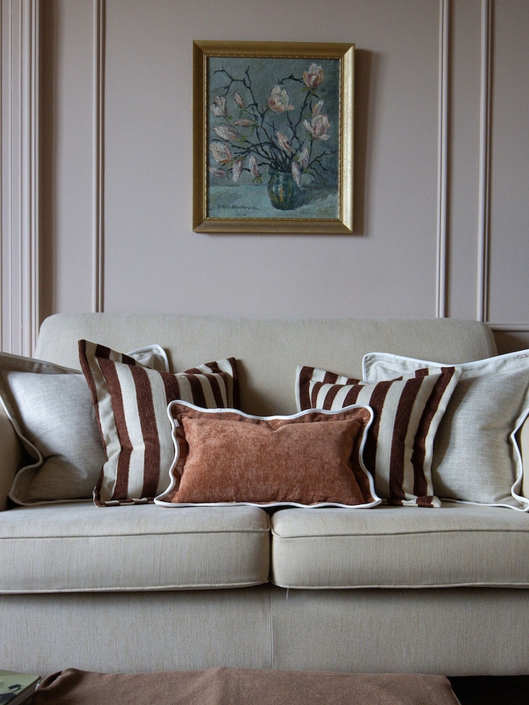 Ellenvale Interiors Set of 5 Terracotta The Orla Cushion Combination - Image 1 of 4 Ellenvale Interiors Set of 5 Terracotta The Orla Cushion Combination - Image 1 of 4
