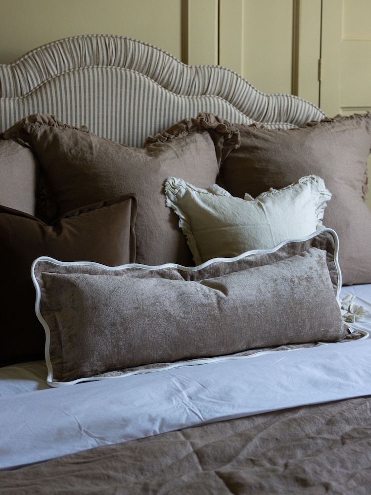 Ellenvale Interiors Coffee Chloe Cushion Cover 80 X 30cm - Image 1 of 2