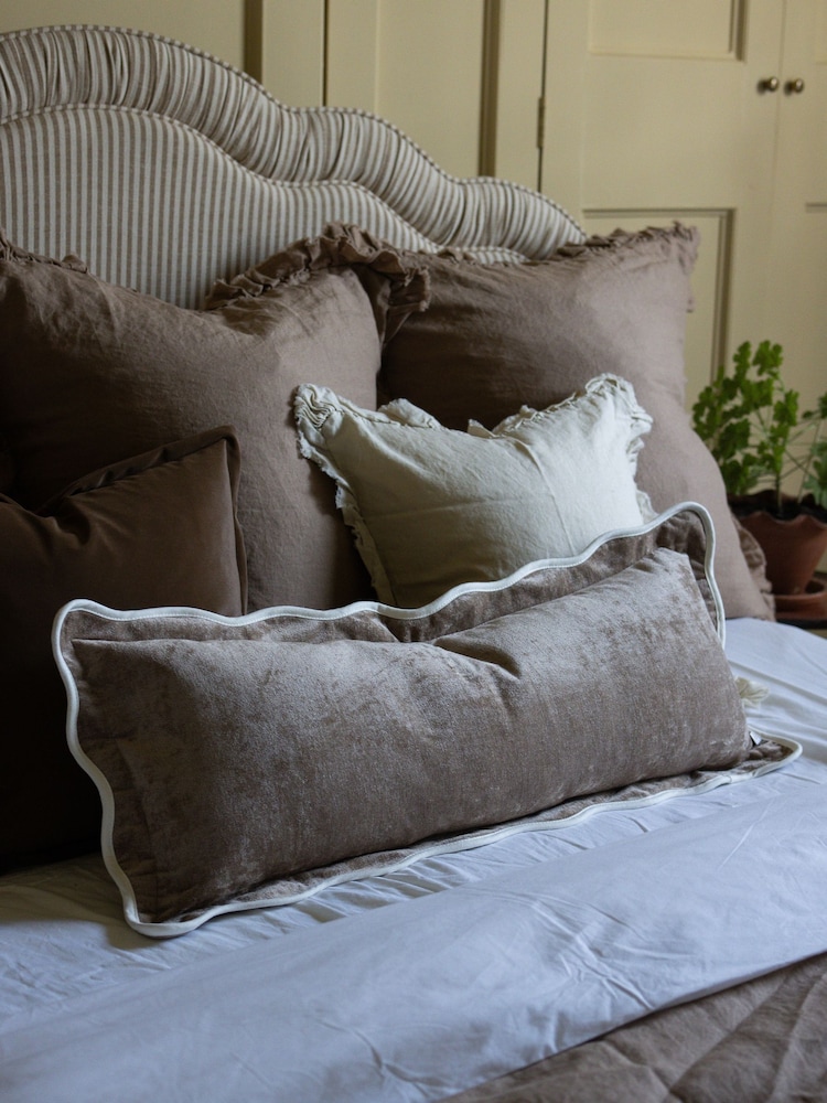 Ellenvale Interiors Coffee Chloe Cushion Cover 80 X 30cm - Image 2 of 2