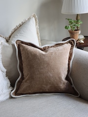 Ellenvale Interiors Coffee Chloe Cushion Cover 45 X 45cm - Image 3 of 6