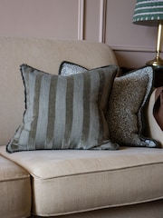 Ellenvale Interiors Olive Isla Stripe Cushion Cover 45 X 45cm - Image 3 of 3