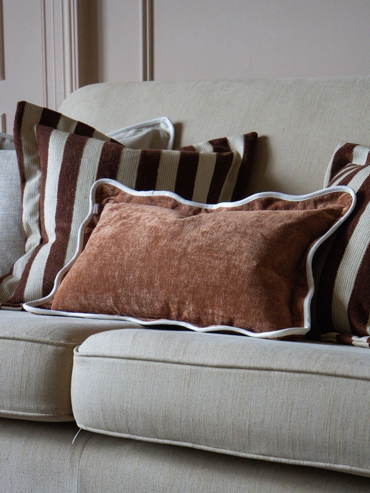 Ellenvale Interiors Rust Chloe Cushion Cover 50 X 30cm - Image 1 of 3