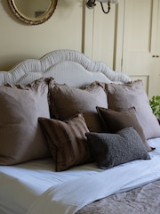 Ellenvale Interiors Dark Brown Isla Stripe Cushion Cover 45 X 45cm - Image 3 of 4