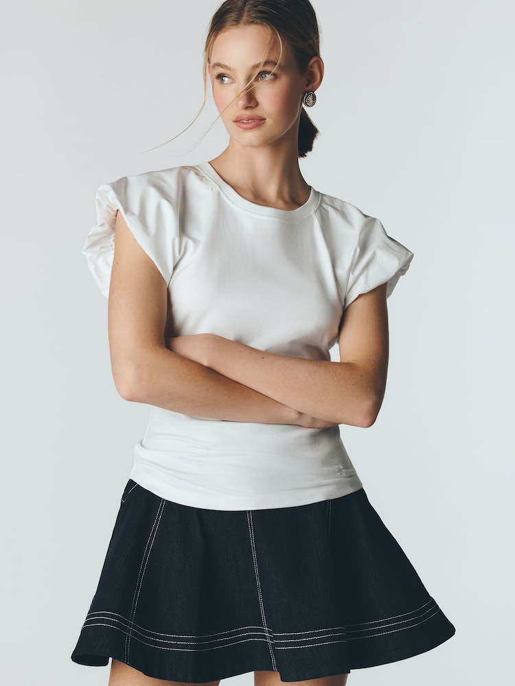 Anthropologie Maeve Cloud T-Shirt - Image 1 of 4