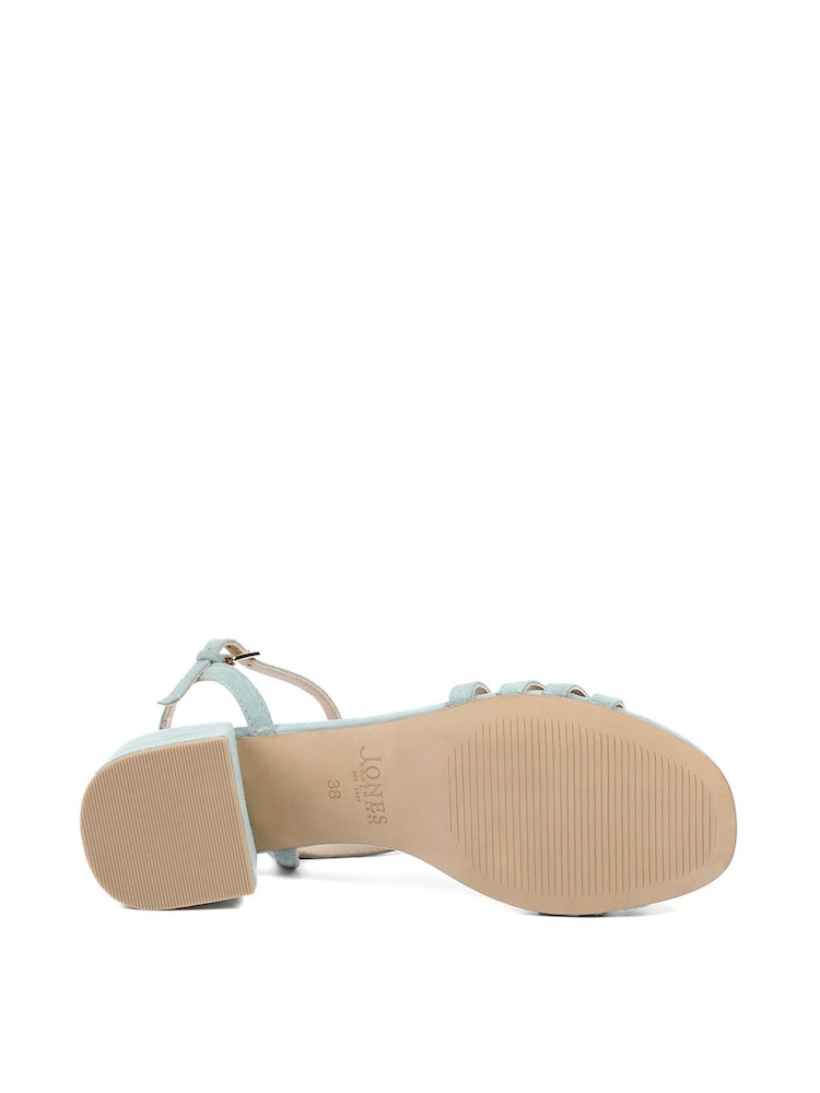 Jones Bootmaker Mint Standard Fit Wide Fit Ginette Leather Sandals - Image 6 of 6