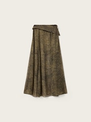 AllSaints Green Sali Skirt - Image 6 of 6