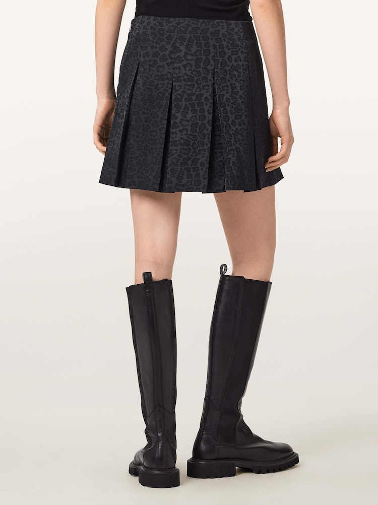 AllSaints Black Viola Skirt - Image 2 of 6