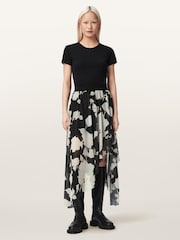 AllSaints Black Loria Skirt - Image 2 of 7