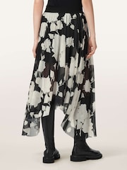 AllSaints Black Loria Skirt - Image 4 of 7