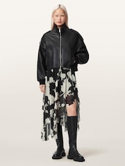 AllSaints Black Loria Skirt - Image 5 of 7